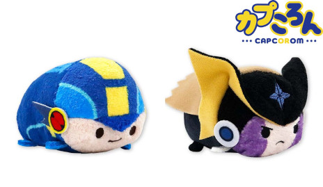 画像ギャラリー No.001のサムネイル画像 / 「ロックマンエグゼ」,ロックマンとフォルテが“カプころん ぬいぐるみシリーズ”に登場。カプコンストア店舗で12月16日に発売へ