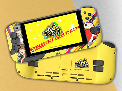 画像ギャラリー No.002のサムネイル画像 / Switch向けのユニークなコントローラ「Nitro Deck」に,「ペルソナ4 ザ・ゴールデン」バージョン登場。全世界で1000個のみの限定販売