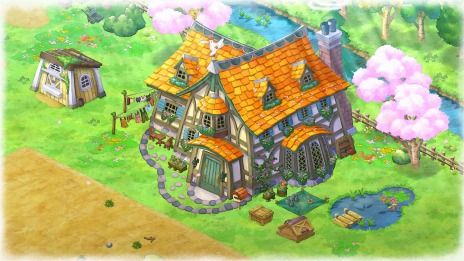 画像ギャラリー No.005のサムネイル画像 / 「ドラえもん のび太の牧場物語 大自然の王国とみんなの家」の町の店舗や増築情報が公開に。イリマ星の住人たちや新たな“ひみつ道具”を紹介