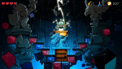画像ギャラリー No.004のサムネイル画像 / 「WonderBoy：ドラゴンの罠」のPS5向け日本語パッケージ版，本日発売。懐かしの8ビット風グラフィックスとサウンドに切り替え可能