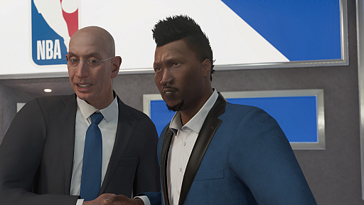 画像ギャラリー No.006のサムネイル画像 / 吉田輝和の「NBA 2K23」プレイ絵日記。バスケ漫画で得た知識で，本格バスケットボールゲームに挑戦
