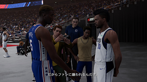 画像ギャラリー No.011のサムネイル画像 / 吉田輝和の「NBA 2K23」プレイ絵日記。バスケ漫画で得た知識で，本格バスケットボールゲームに挑戦
