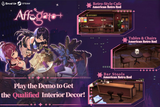 画像ギャラリー No.001のサムネイル画像 / 魔女が淹れるコーヒー店「アフォガート」のメインストーリー体験版が登場。開発裏話インタビューの映像も
