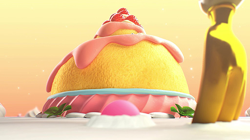 画像ギャラリー No.002のサムネイル画像 / Switch「カービィのグルメフェス」発表。最大4人のカービィ達が食べたイチゴの量を競い合う対戦アクションゲームで，2022年夏配信開始