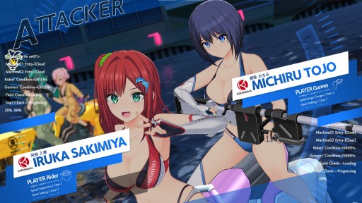 画像ギャラリー No.003のサムネイル画像 / “閃乱カグラ”のハニパレが贈る完全新作「ドルフィンウェーブ」先行インプレッション。ジェットバトルに青春をかける少女達の物語