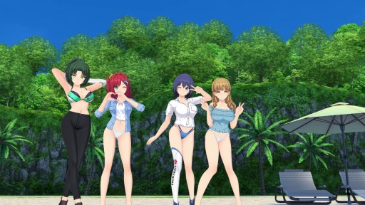 画像ギャラリー No.017のサムネイル画像 / “閃乱カグラ”のハニパレが贈る完全新作「ドルフィンウェーブ」先行インプレッション。ジェットバトルに青春をかける少女達の物語