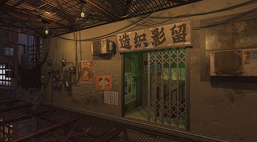 画像ギャラリー No.008のサムネイル画像 / 新作ミステリーRPG「異夢迷都 果てなき螺旋」発表。探偵とエクソシスト,2人の主人公が“オールド上海風”近未来都市の闇に迫る