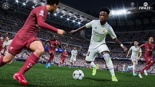 画像ギャラリー No.005のサムネイル画像 / 「FIFA 23」の新たなアニメーション技術“HyperMotion 2 Technology”は,2試合分のデータから11人対11人のリアルな動きを再現