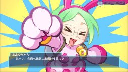 画像ギャラリー No.004のサムネイル画像 / 「MilkChan(ミルクちゃん)」,アーケード(APM3)で本日稼働開始。簡単操作で高難度のジャンピングお届けアクション