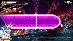 画像ギャラリー No.004のサムネイル画像 / 「蒼き雷霆 ガンヴォルト 鎖環」,追加ボス“《双極の紫背者》紫電”の新情報を公開。公式番組の第55回は2022年11月2日に配信
