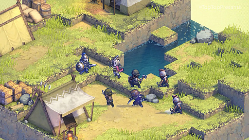 画像ギャラリー No.008のサムネイル画像 / スマホ向けタクティカルRPG「Sword of Convallaria」のPVを公開。作曲家の崎元 仁氏が,ドット絵で描かれている世界観や楽曲について語る