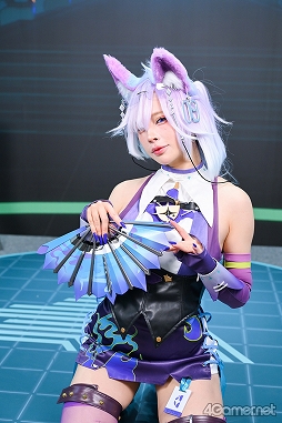 画像ギャラリー No.004のサムネイル画像 / 「イザリア」「ドルフロ2」のキャラに扮した千葉チュチュさん，純米あやのさんらコスプレイヤーをXDブースで激写［TGS2024］