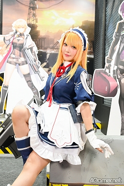 画像ギャラリー No.019のサムネイル画像 / 「イザリア」「ドルフロ2」のキャラに扮した千葉チュチュさん，純米あやのさんらコスプレイヤーをXDブースで激写［TGS2024］