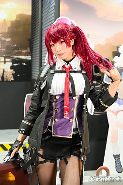 画像ギャラリー No.023のサムネイル画像 / 「イザリア」「ドルフロ2」のキャラに扮した千葉チュチュさん，純米あやのさんらコスプレイヤーをXDブースで激写［TGS2024］