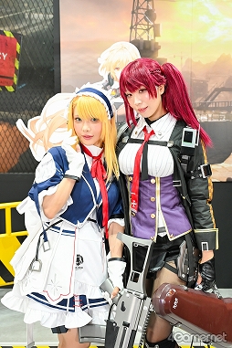 画像ギャラリー No.031のサムネイル画像 / 「イザリア」「ドルフロ2」のキャラに扮した千葉チュチュさん，純米あやのさんらコスプレイヤーをXDブースで激写［TGS2024］