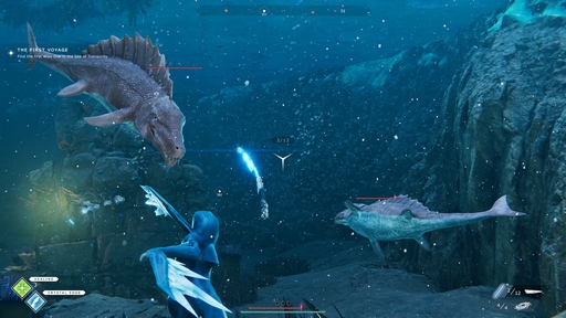 画像ギャラリー No.005のサムネイル画像 / ［プレイレポ］海中ソウルアクション「グレイシャード」をプレイ。6500万年後の海に生息するサメは手ごわかった！