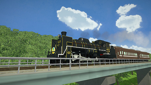 画像ギャラリー No.009のサムネイル画像 / 「A列車で行こう ひろがる観光ライン」収録車両発表動画，特急リバティやSLやまぐち号を収録した第8弾公開