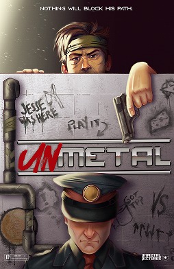 画像ギャラリー No.013のサムネイル画像 / コンシューマ版「UnMetal」本日発売。緊急ミッションに巻き込まれた一般市民の脱出劇を描く，パロディ満載の2Dステルスアクション