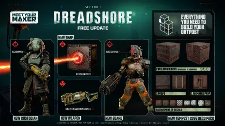 画像ギャラリー No.006のサムネイル画像 / 「Meet Your Maker」のアップデート“Sector 1: Dreadshore”が6月28日に配信。新たな環境でのレイドが待ち受ける