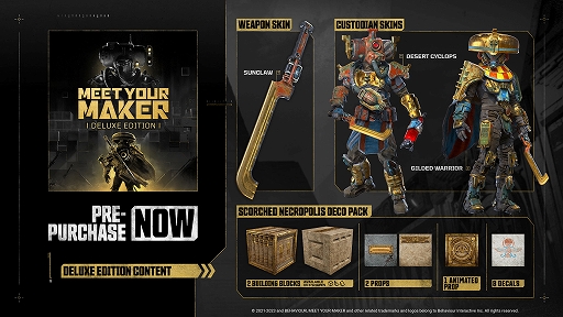 画像ギャラリー No.004のサムネイル画像 / PS5/PS4版「Meet Your Maker」,発売と同時にPS Plus加入者向け“フリープレイ”に登場。各プラットフォーム向けにデラックス版も発売