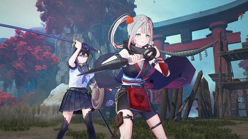 画像ギャラリー No.028のサムネイル画像 / “ガールズ侍アクション”「SAMURAI MAIDEN -サムライメイデン-」発表。地獄の亡者がひしめく本能寺地下冥界を“侍JK”と乙女忍者が駆け抜ける