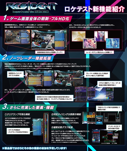 画像ギャラリー No.002のサムネイル画像 / シリーズ最新作「beatmania IIDX 30 RESIDENT」の新情報が公開に。ゲーム画面を刷新し,ノーツレーダー機能も拡張