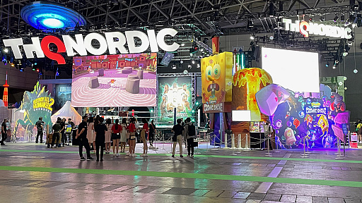 画像ギャラリー No.001のサムネイル画像 / ［TGS2022］AEWのプロレスリングがTHQ Nordicブースに登場。リングでの記念撮影のほか，AEWエキシビションをTGS最終日まで毎日2回実施