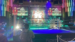 画像ギャラリー No.009のサムネイル画像 / ［TGS2022］AEWのプロレスリングがTHQ Nordicブースに登場。リングでの記念撮影のほか，AEWエキシビションをTGS最終日まで毎日2回実施