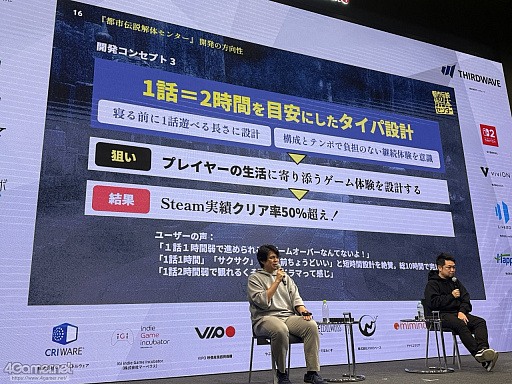 画像ギャラリー No.015のサムネイル画像 / 「都市伝説解体センター」が挑んだ“優しいゲーム設計”とは――プレイヤー全員をクリアまで導く仕組みと，作り切ることの力［IDC2025］