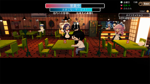 画像ギャラリー No.002のサムネイル画像 / ［プレイレポ］「電気街の喫茶店」は，ドット絵のヒロインとオタク街が素敵な，日本橋やオタク文化へのラブレターだ