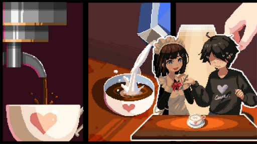 画像ギャラリー No.005のサムネイル画像 / ［プレイレポ］「電気街の喫茶店」は，ドット絵のヒロインとオタク街が素敵な，日本橋やオタク文化へのラブレターだ