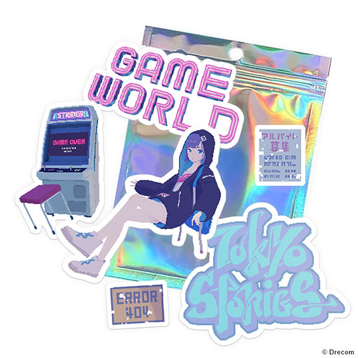 画像ギャラリー No.006のサムネイル画像 / 「Tokyo Stories」のオフィシャルショップがDRECOM SHOP内にオープン。Tシャツやステッカーなど5種類のアイテムを購入できる