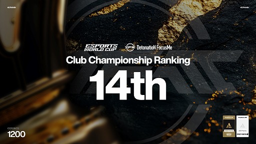画像ギャラリー No.002のサムネイル画像 / DetonatioN FocusMe，世界最大級のeスポーツ大会「Esports World Cup 2025」の「Club Championship Ranking」で日本チーム唯一の入賞