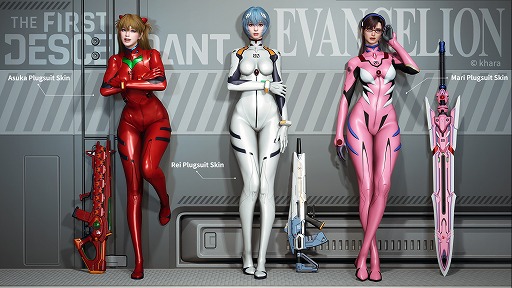 画像ギャラリー No.009のサムネイル画像 / 「The First Descendant」×「エヴァンゲリオン」コラボを6月18日に開始。綾波レイやアスカのプラグスーツ風スキンが登場