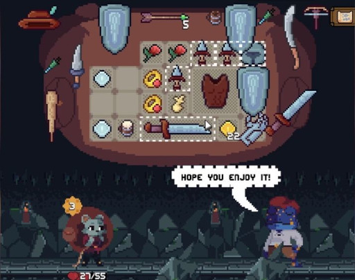 画像ギャラリー No.003のサムネイル画像 / 「Backpack Hero」，アーリーアクセス版をSteamで8月16日にリリース。アイテムの管理が鍵となるローグライクゲーム