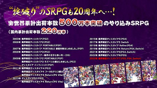画像ギャラリー No.004のサムネイル画像 / 「魔界戦記ディスガイア7」発表会レポート。シリーズ最多の汎用キャラや武器技の復活,新システムなど最新の情報が公開に