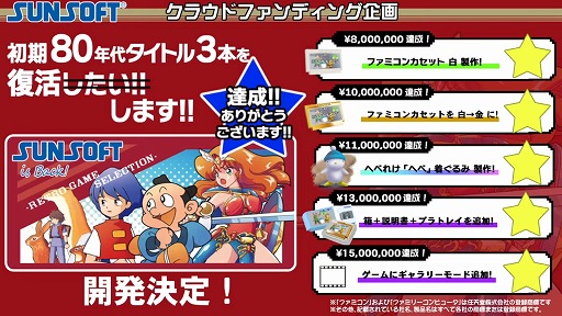画像ギャラリー No.007のサムネイル画像 / 「マドゥーラの翼」など3タイトルを現行機で復刻するクラファンが2125万799円の支援を受け成功。ライブ配信「SUNSOFT is back! 3」情報まとめ