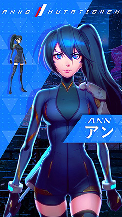 画像ギャラリー No.003のサムネイル画像 / Switch版「アノー：ミューテーショネム」本日リリース。SCPの世界設定を下敷きにした，“2D＋3D”なサイバーパンク・アクションADV