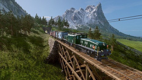 画像ギャラリー No.009のサムネイル画像 / 「レイルウェイ エンパイア2」電気機関車を追加する新DLC「ハイ ボルテージ」本日リリース。新たなマップ「スイス」を実装