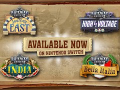 「レイルウェイ エンパイア2 Nintendo Switchエディション」，4つのDLCをリリース。DLCが10％オフ，ゲーム本編が40％オフになるセールを開催