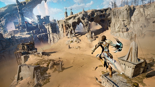 画像ギャラリー No.001のサムネイル画像 / アクションRPG「Atlas Fallen」の最新トレイラーが公開に。砂上を滑るように進むスピード感が痛快なハードコアアクションに期待