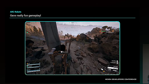画像ギャラリー No.029のサムネイル画像 / 「ARC Raiders」のロボットはどう動いているのか。Embark Studiosが語った機械学習の実例と，「組織とツール」という泥臭い教訓をレポート［NDC26］