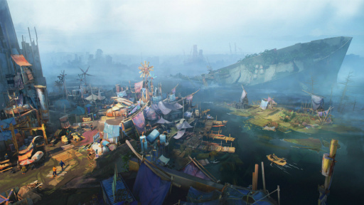 画像ギャラリー No.002のサムネイル画像 / 水没世界で共同サバイバル「Floodland」が2022年11月15日に発売決定。大災害からの社会形成という難題に挑む