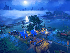 ［TGS2022］水没した世界で生き残りを目指す「Floodland」試遊レポート。食料と水を集め，テクノロジーを研究して文明社会を取り戻す