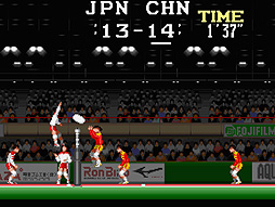 画像ギャラリー No.004のサムネイル画像 / 「スーパーバレーボール」(1989年)のアーケードアーカイブス版がSwitchとPS4で8月25日に登場
