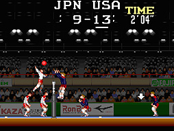 画像ギャラリー No.006のサムネイル画像 / 「スーパーバレーボール」(1989年)のアーケードアーカイブス版がSwitchとPS4で8月25日に登場