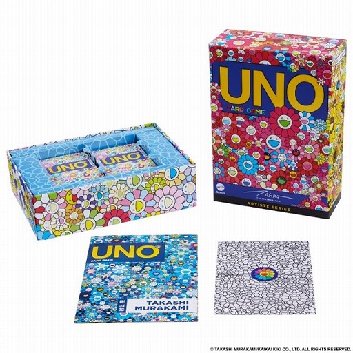 画像ギャラリー No.003のサムネイル画像 / 「ウノ アーティスト/TAKASHI MURAKAMI」が8月27日に数量限定で発売へ。アーティスト村上 隆氏とウノのコラボ商品