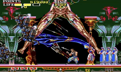 画像ギャラリー No.002のサムネイル画像 / 伝説のアーケードゲームを移植。2Dアクションゲーム「キャノンダンサー ―OSMAN―」本日リリース。言語選択と難度選択機能を追加