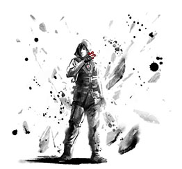 画像ギャラリー No.003のサムネイル画像 / Ubisoftの日本法人設立30周年を記念した特設サイトが本日オープン。墨絵風のイラストが目を引くキーアートや記念ロゴが公開に