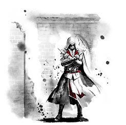 画像ギャラリー No.004のサムネイル画像 / Ubisoftの日本法人設立30周年を記念した特設サイトが本日オープン。墨絵風のイラストが目を引くキーアートや記念ロゴが公開に